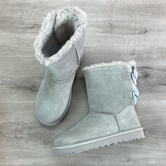 🍁 UGG 🍁 BAILEY BOW ABSTRACT SPLATTER BOOTS - Picture 10 of 14